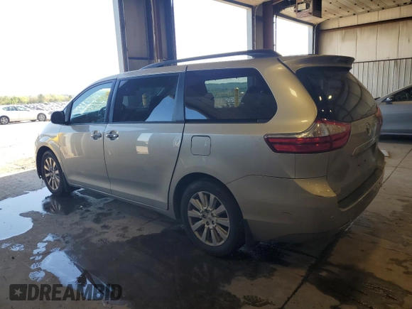 2015 Toyota Sienna Limited with VIN 5TDDK3DC1FS113060, listed as a Copart auction lot 54935795 with 239,139 mi miles and Salvage Title. Bid and sale history available at DreamBid. Image 2.