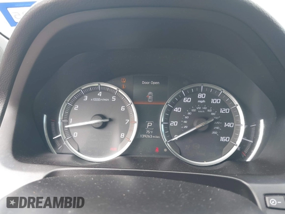2015 Acura TLX V6 Tech with VIN 19UUB3F54FA000636, listed as a IAAI auction lot 41465496 with 139,263 mi miles. Bid and sale history available at carsss.com. Image 7.