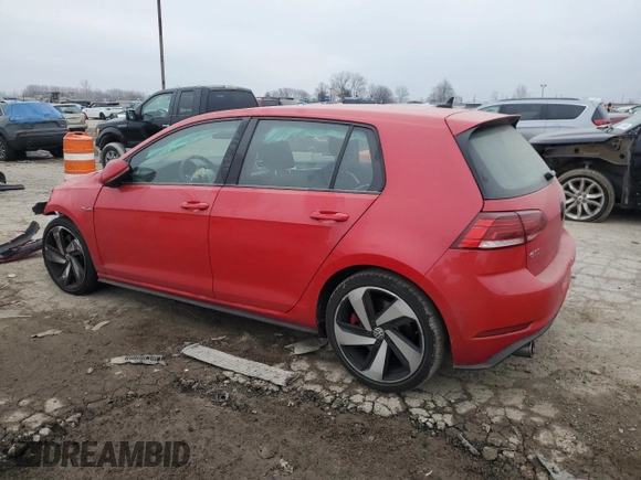 2020 Volkswagen Golf GTI S with VIN 3VW6T7AU0LM006388, listed as a Copart auction lot 41714844 with 42,077 mi miles. Bid and sale history available at carsss.com. Image 2.