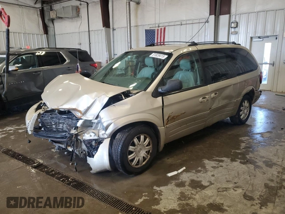 2005 Chrysler Town & Country Touring with VIN 2C8GP54L15R229312, listed as a Copart auction lot 51828415 with 0 mi miles and Non Repairable. Bid and sale history available at carsss.com. Image 1.
