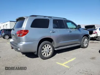 2010 Toyota Sequoia Platinum with VIN 5TDDY5G15AS038960, listed as a Copart auction lot 44192145 with 185,082 mi miles and Salvage Title. Bid and sale history available at carsss.com. Image 3.
