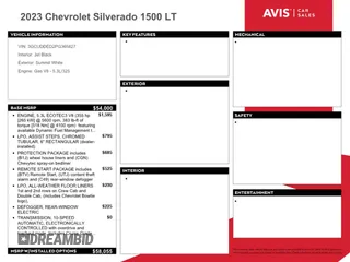2023 Chevrolet Silverado 1500 LT with VIN 3GCUDDED2PG365827, listed as a Copart auction lot 42944185 with 36,423 mi miles and Clean Title. Bid and sale history available at carsss.com. Image 13.