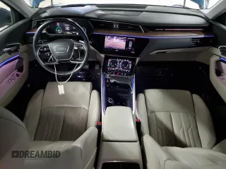 2019 Audi e-tron Prestige with VIN WA1VABGE2KB010143, listed as a Copart auction lot 52039045 with 62,991 mi miles and Salvage Title. Bid and sale history available at DreamBid. Image 8.