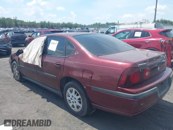 2002 Chevrolet Impala with VIN 2G1WF52EX29237885, listed as a IAAI auction lot 42696977 with 84,327 mi miles and . Bid and sale history available at DreamBid. Image 3.