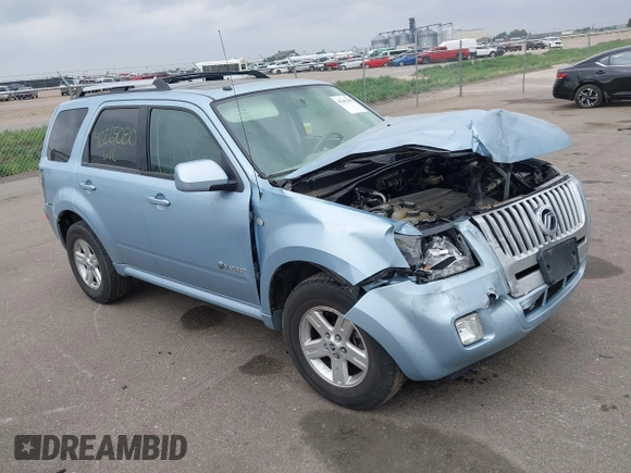 2008 Mercury Mariner z VIN 4M2CU39H98KJ30705, wystawiony jako IAAI lot #42265080 z przebiegiem 60 636 mil mil oraz . Historia ofert i sprzedaży dostępna na DreamBid. Obrazek 1.