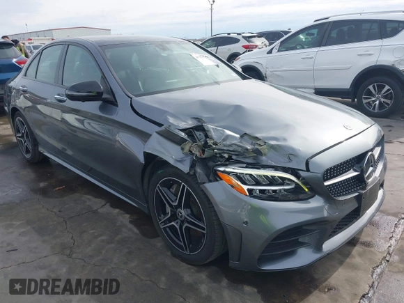 2020 Mercedes-Benz C 300 with VIN WDDWF8DB3LR558241, listed as a IAAI auction lot 41274401 with 53,349 mi miles and . Bid and sale history available at DreamBid. Image 1.