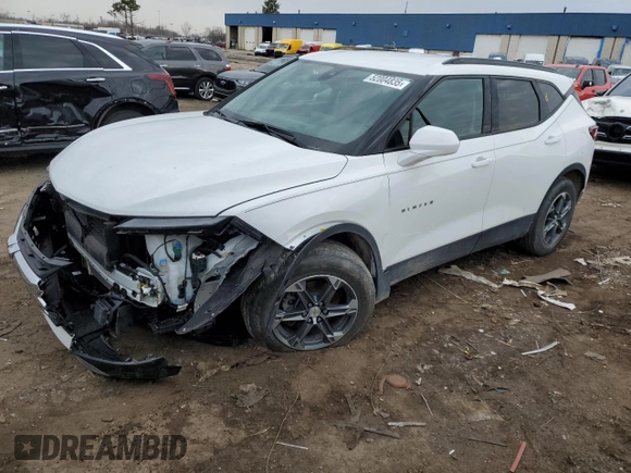 2024 Chevrolet Blazer LT with VIN 3GNKBCR49RS141107, listed as a Copart auction lot 52004835 with 17,892 mi miles and Clean title. Bid and sale history available at DreamBid. Image 1.
