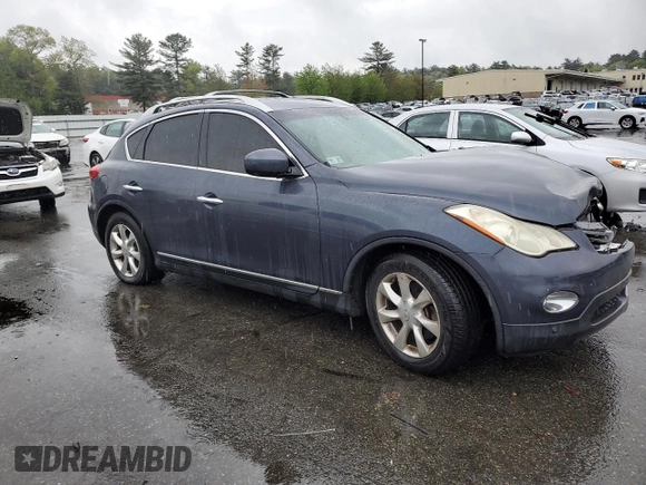 2010 Infiniti EX Journey z VIN JN1AJ0HRXAM754590, wystawiony jako Copart lot #56530935 z przebiegiem 151 688 mil mil oraz Szkoda całkowita • Salvage title. Historia ofert i sprzedaży dostępna na DreamBid. Obrazek 4.