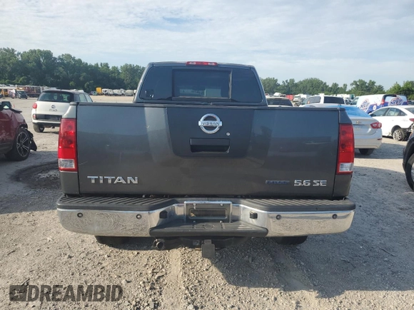 2008 Nissan Titan with VIN 1N6BA07FX8N334757, listed as a Copart auction lot 64166315 with Not provided miles and Clean title. Bid and sale history available at DreamBid. Image 6.