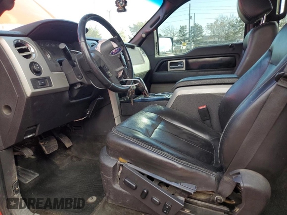 2012 Ford F-150 XL with VIN 1FTFW1ET1CKD52157, listed as a Copart auction lot 47454515 with 164,000 mi miles and Salvage title. Bid and sale history available at DreamBid. Image 7.