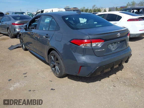 2023 Toyota Corolla SE with VIN 5YFS4MCE6PP164350, listed as a IAAI auction lot 41900716 with 12,049 mi miles and . Bid and sale history available at DreamBid. Image 3.