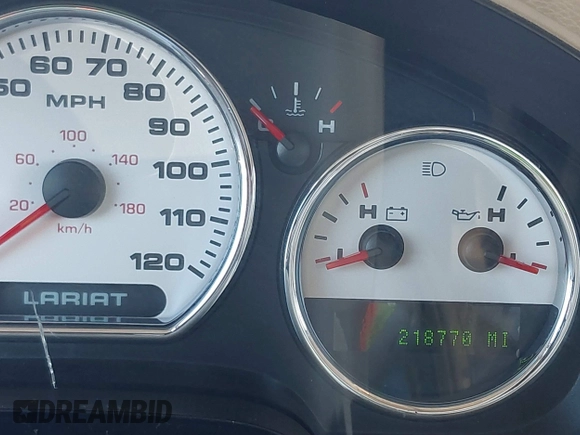 2004 Ford F-150 XL with VIN 1FTPX125X4NB03038, listed as a IAAI auction lot 41555454 with 218,770 mi miles. Bid and sale history available at carsss.com. Image 7.