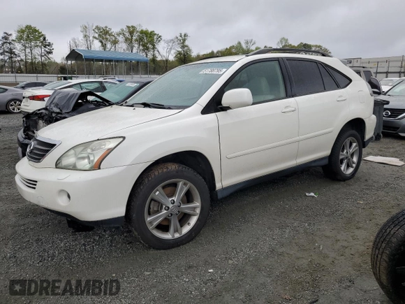 2006 Lexus RX 400h with VIN JTJHW31U960029748, listed as a Copart auction lot 51788795 with 177,076 mi miles and Salvage Title. Bid and sale history available at DreamBid. Image 1.