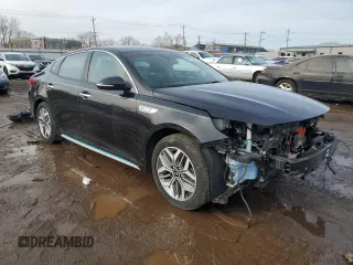 2020 Kia Optima Hybrid EX with VIN KNAGU4LE2L5040747, listed as a Copart auction lot 49505515 with 66,315 mi miles and Salvage Title. Bid and sale history available at carsss.com. Image 4.
