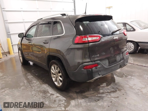 2016 Jeep Cherokee Limited with VIN 1C4PJMDS3GW296279, listed as a IAAI auction lot 41914810 with 124,886 mi miles and . Bid and sale history available at DreamBid. Image 3.