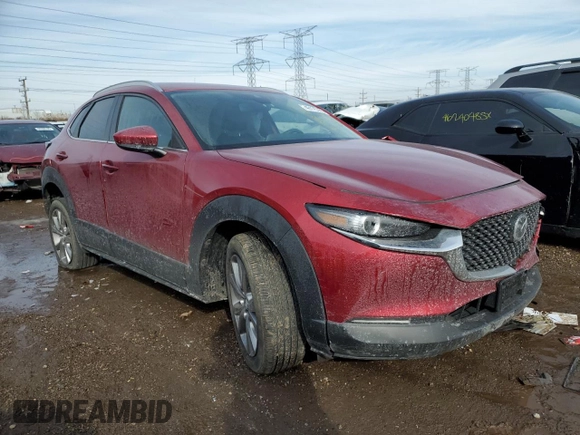 2023 Mazda CX-30 S Select with VIN 3MVDMBBM2PM553921, listed as a Copart auction lot 46175765 with 8,737 mi miles and Salvage Title. Bid and sale history available at DreamBid. Image 4.