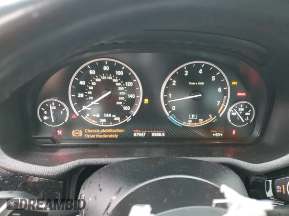2017 BMW X3 xDrive35i with VIN 5UXWX7C58H0U40354, listed as a Copart auction lot 52769395 with 67,047 mi miles and Salvage Title. Bid and sale history available at DreamBid. Image 9.