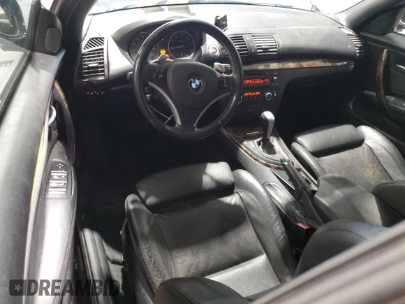 2008 BMW 1 Series 128i with VIN WBAUL73578VE89293, listed as a Copart auction lot 61902535 with 168,652 mi miles and Salvage title. Bid and sale history available at DreamBid. Image 8.