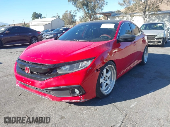 2019 Honda Civic Sport with VIN 2HGFC2F81KH538037, listed as a IAAI auction lot 41377964 with 72,560 mi miles and . Bid and sale history available at DreamBid. Image 2.