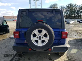 2019 Jeep Wrangler Unlimited Sport S with VIN 1C4HJXDG6KW582301, listed as a Copart auction lot 43180525 with 64,477 mi miles and Salvage title. Bid and sale history available at DreamBid. Image 6.