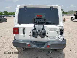 2018 Jeep Wrangler Unlimited Sahara with VIN 1C4HJXEG5JW294430, listed as a Copart auction lot 63057595 with 86,609 mi miles and Salvage title. Bid and sale history available at DreamBid. Image 6.