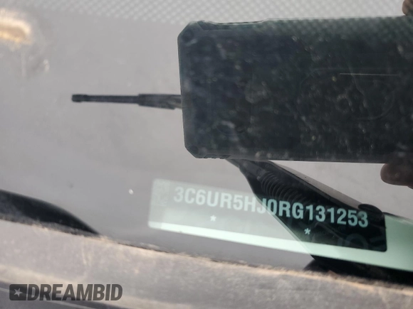 2024 Ram 2500 Tradesman with VIN 3C6UR5HJ0RG131253, listed as a Copart auction lot 88338205 with 3,018 mi miles and Salvage title. Bid and sale history available at DreamBid. Image 12.