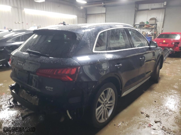 2018 Audi Q5 Premium Plus with VIN WA1BNAFY0J2221756, listed as a Copart auction lot 47469675 with 64,600 mi miles and Salvage Title. Bid and sale history available at carsss.com. Image 3.