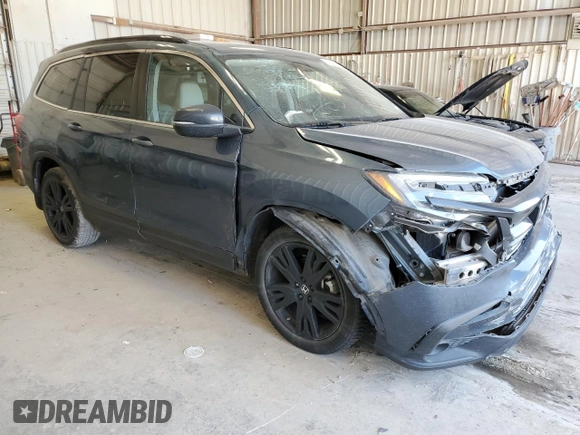 2021 Honda Pilot Special Edition with VIN 5FNYF5H24MB042554, listed as a Copart auction lot 54164495 with 35,102 mi miles and Salvage title. Bid and sale history available at DreamBid. Image 4.