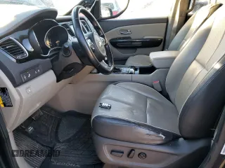2015 Kia Sedona SX with VIN KNDMC5C14F6038900, listed as a Copart auction lot 44683445 with 166,793 mi miles and Salvage Title. Bid and sale history available at carsss.com. Image 7.