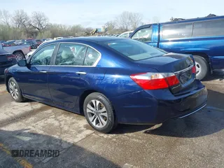 2015 Honda Accord LX with VIN 1HGCR2F31FA215827, listed as a IAAI auction lot 41908987 with 123,113 mi miles and . Bid and sale history available at carsss.com. Image 3.