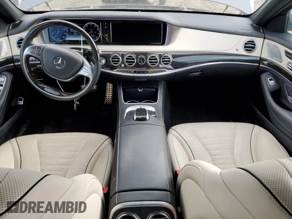 2017 Mercedes-Benz S 550 with VIN WDDUG8CB8HA339349, listed as a Copart auction lot 42814005 with 33,779 mi miles and Salvage Title. Bid and sale history available at carsss.com. Image 8.
