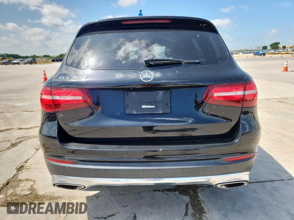 2018 Mercedes-Benz GLC 300 with VIN WDC0G4JB8JV066507, listed as a Copart auction lot 62085185 with Not provided miles and Clean title. Bid and sale history available at DreamBid. Image 6.