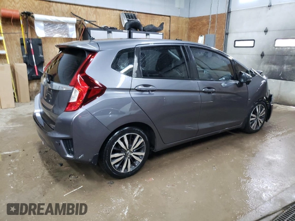 2015 Honda Fit EX-L with VIN 3HGGK5H89FM747538, listed as a Copart auction lot 48853795 with 73,361 mi miles and Clean Title. Bid and sale history available at carsss.com. Image 3.