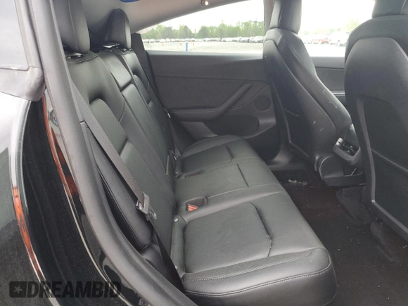 2022 Tesla Model Y Long Range with VIN 7SAYGDEE9NF436674, listed as a Copart auction lot 51478395 with 47,355 mi miles and Salvage Title. Bid and sale history available at carsss.com. Image 10.
