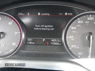 2013 Audi S8 with VIN WAUD2AFD0DN028673, listed as a IAAI auction lot 41689320 with 115,502 mi miles. Bid and sale history available at carsss.com. Image 7.