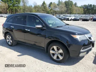 2010 Acura MDX Technology Pkg with VIN 2HNYD2H65AH529544, listed as a Copart auction lot 55494205 with 195,830 mi miles and Clean Title. Bid and sale history available at carsss.com. Image 4.
