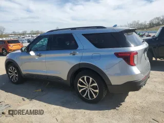 2020 Ford Explorer ST with VIN 1FM5K8GC6LGA05578, listed as a Copart auction lot 54670285 with 65,078 mi miles and Salvage Title. Bid and sale history available at carsss.com. Image 2.