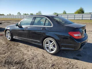 2013 Mercedes-Benz C 350 Sport with VIN WDDGF5HB0DR258283, listed as a Copart auction lot 81672934 with 36,044 mi miles and Salvage Title. Bid and sale history available at DreamBid. Image 2.