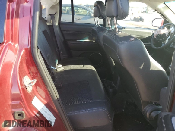 2016 Jeep Compass Latitude with VIN 1C4NJDEB8GD691124, listed as a Copart auction lot 48201175 with 136,842 mi miles and Salvage Title. Bid and sale history available at carsss.com. Image 10.