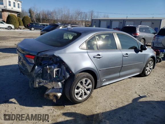 2025 Toyota Corolla Hybrid LE with VIN JTDBDMHE5S3017138, listed as a Copart auction lot 88655055 with 342 mi miles and Salvage Title. Bid and sale history available at carsss.com. Image 3.
