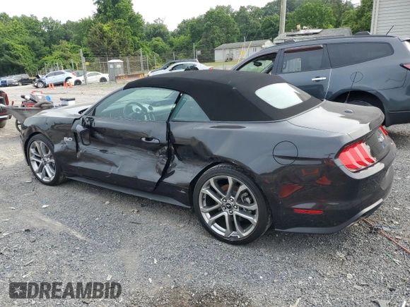 2023 Ford Mustang GT Premium with VIN 1FATP8FF1P5113266, listed as a Copart auction lot 60897915 with 4,272 mi miles and Salvage title. Bid and sale history available at DreamBid. Image 2.