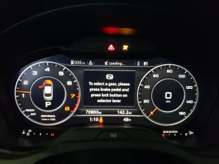 2019 Audi A3 Sedan Premium Plus with VIN WAUJEGFF0K1018454, listed as a Copart auction lot 46300714 with 70,860 mi miles. Bid and sale history available at carsss.com. Image 9.