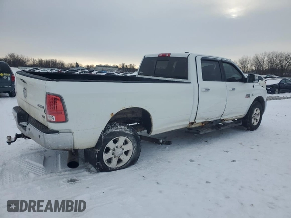 2012 Ram 2500 SLT with VIN 3C6UD5JL1CG133398, listed as a Copart auction lot 88630465 with 279,088 mi miles and Salvage title. Bid and sale history available at DreamBid. Image 3.