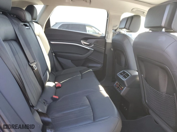 2021 Audi e-tron Premium Plus with VIN WA1LAAGE1MB024443, listed as a Copart auction lot 42333015 with 43,977 mi miles and Salvage Title. Bid and sale history available at carsss.com. Image 11.