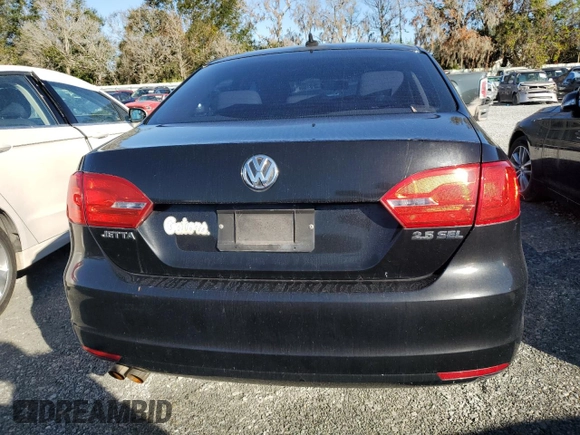 2012 Volkswagen Jetta Sedan SEL w/Sunroof with VIN 3VWLX7AJ2CM304776, listed as a Copart auction lot 81972824 with 103,784 mi miles and Salvage Title. Bid and sale history available at carsss.com. Image 6.