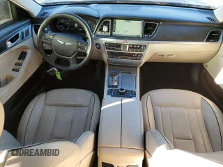 2018 Genesis G80 5.0L Ultimate with VIN KMHGN4JF4JU239874, listed as a Copart auction lot 77763484 with 158,282 mi miles and Clean Title. Bid and sale history available at carsss.com. Image 8.