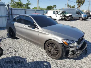 2016 Mercedes-Benz C 450 AMG with VIN 55SWF6EB1GU115643, listed as a Copart auction lot 52158515 with 71,523 mi miles and Salvage Title. Bid and sale history available at carsss.com. Image 4.