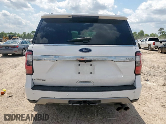 2019 Ford Expedition Max Limited with VIN 1FMJK2AT9KEA35382, listed as a Copart auction lot 58845555 with 124,057 mi miles and Salvage title. Bid and sale history available at DreamBid. Image 6.