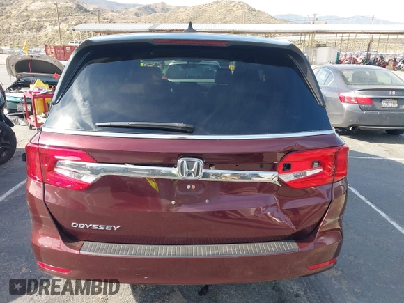 2018 Honda Odyssey EX z VIN 5FNRL6H54JB052364, wystawiony jako IAAI lot #42488415 z przebiegiem 96 971 mil mil oraz . Historia ofert i sprzedaży dostępna na DreamBid. Obrazek 6.