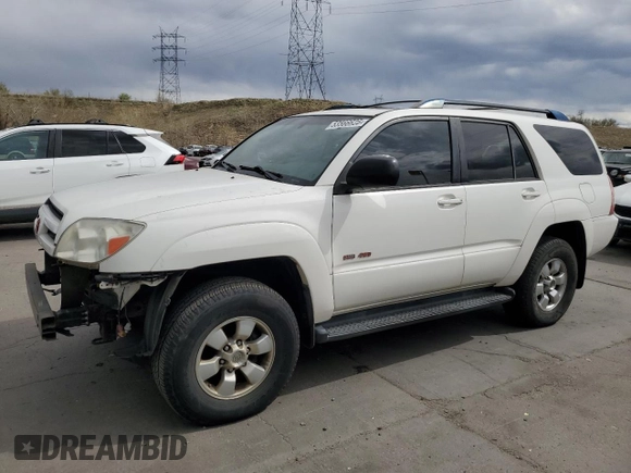 2004 Toyota 4Runner SR5 with VIN JTEBU14R340025309, listed as a Copart auction lot 53566625 with 210,629 mi miles and Clean title. Bid and sale history available at DreamBid. Image 1.